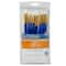 White Synthetic Acrylic Round & Flat 10 Piece Brush Combo By Artist's Loft® Necessities™